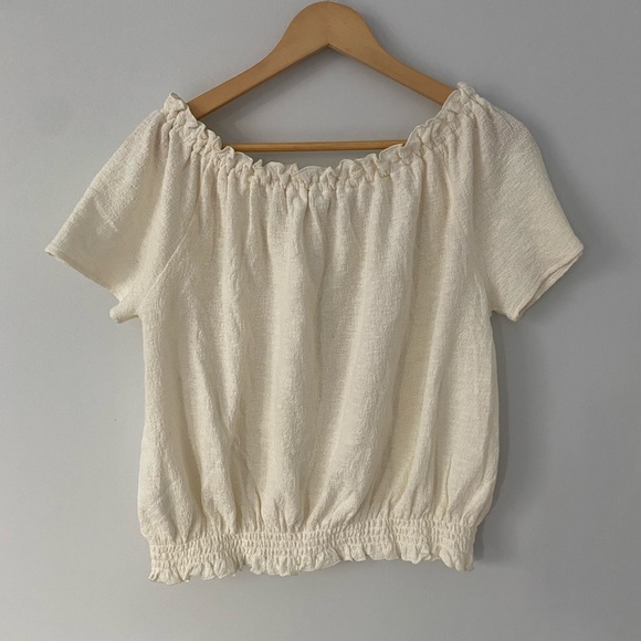 Madewell women’s size medium peasant blouse - Picture 3 of 7